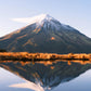  Candle scent image for the fragrance the pure - picture of Mount taranaki, New Zealand. Used to depict scent fragrance.