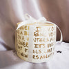 HOLY - Limited Edition - Golden Script Wrap - 4 Wick Oversized Candle