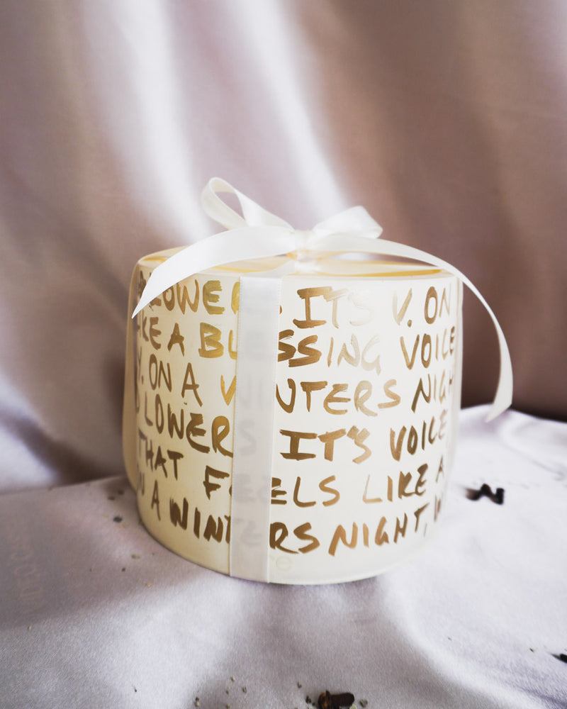 HOLY - Limited Edition - Golden Script Wrap - 4 Wick Oversized Candle