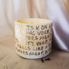 HOLY - Limited Edition - Golden Script Wrap - 4 Wick Oversized Candle