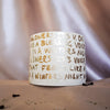 HOLY - Limited Edition - Golden Script Wrap - 4 Wick Oversized Candle